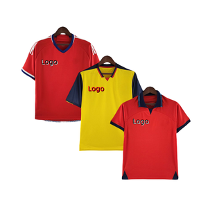 Conjunto <span class=keywords><strong>de</strong></span> camiseta <span class=keywords><strong>de</strong></span> fútbol <span class=keywords><strong>de</strong></span> calidad tailandesa para hombre, uniforme <span class=keywords><strong>de</strong></span> equipo <span class=keywords><strong>de</strong></span> fútbol, maillot, color rojo, Chile, inglés, amarillo, Brasil, 22 a 23 - Product Image 1