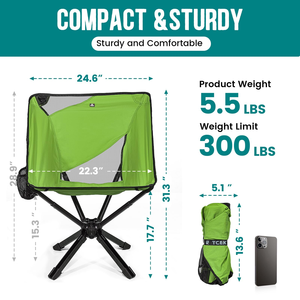 Silla Plegable Moderna de Aluminio y Malla Transpirable, sin Brazos, Portátil, para Picnic, Playa, Camping, Sala de Estar, Gimnasio, Hotel - Product Image 2