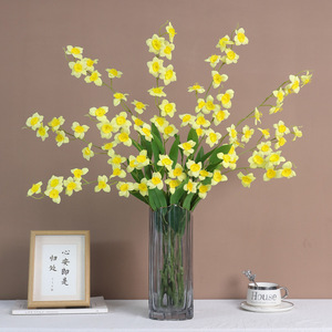 Ruilisi Artificial Daffodils Silk <b>Flowers</b> Yellow Home Decor Wedding Props 3283093 - Product Image 1