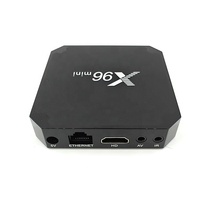 X96 mini Android TV BOX Support Film Vidéo Lecteur en ligne M3U 2GB 16GB Amlogic S905W Quad Core 2.4GHz WiFi Décodeur 1GB8GB