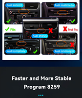 Autoradio Android 14 2DIN con Carplay para Audi A4 A5 B8 S4 S5 2009-2016, Reproductor Multimedia de Video, Radio para Auto, GPS, Estéreo, Unidad Principal de 10.25 Pulgadas