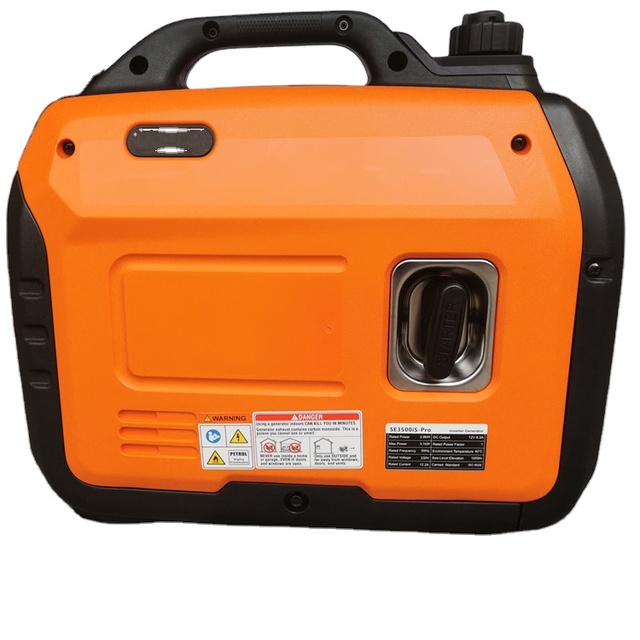 Lightweight Gasoline Portable Inverter Generator Low Noise Stable Power Source for Outdoor Worksite Camping Backup Use