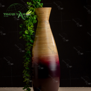 Venta al por mayor jarrones de bambú altos minimalistas modernos hermoso diseño clásico para la decoración única del hogar - Product Image 2