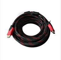 Cable HDMI de 1.5M 4.5 Pies 3M 5M de Alta Velocidad con Conector Chapado en Oro Macho-Macho, Cable HDMI Trenzado Versión 1.4 1080p 3D para HDTV XBOX PS4 PS5
