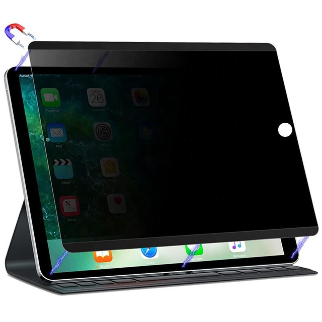 Removable&Reusable Magnetic ipad 9.7 Inch Privacy Screen Protector for iPad 6/5/Air2/Air1