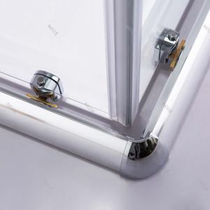 Offre Spéciale <span class=keywords><strong>Prix</strong></span> Usine <span class=keywords><strong>Cabine</strong></span> de <span class=keywords><strong>Douche</strong></span> à Double Porte Coulissante en Verre avec Plateau Rectangulaire et Cadre en Verre Trempé de 6 mm - Product Image 3