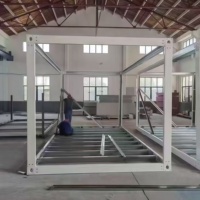 Boîtier mobile modulaire en acier Conteneur amovible pour bureau école salon chambre à coucher pour entrepôt appartement hôtel villa