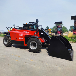 TR735-Minicargadora telescópica de 3 toneladas, pala cargadora diésel con certificado ISO, capacidad de 3 toneladas, 4x4, 1 año nuevo - Product Image 6