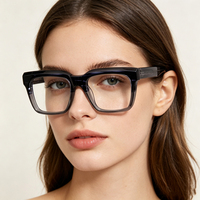 Gafas Ópticas de Diseño con Montura de Acetato y Estampado Clásico, Estuche para Gafas, Lentes, Entrega Rápida - Gafas de Lujo Unisex al por Mayor