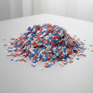 Flocons d'époxy, flocons de vinyle, flocons de roche composite couleur muscovite pour l'industrie des revêtements de sol époxy, la <span class=keywords><strong>peinture</strong></span> et les plastiques - Product Image 2