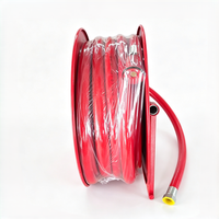 Tuyau flexible anti-fuite sécurisé équipé d'un dérouleur de tuyau d'incendie pour la protection incendie intérieure des bâtiments commerciaux
