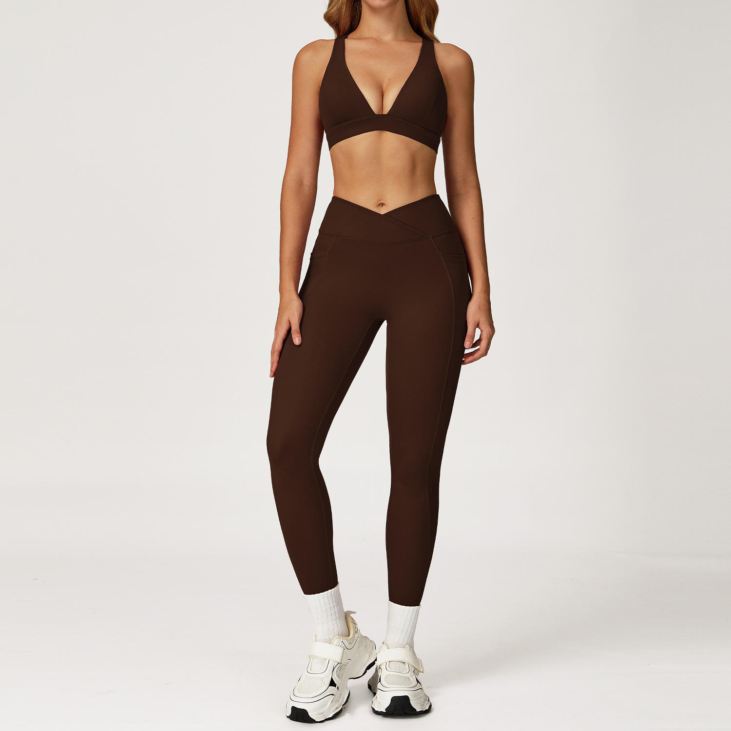 2044 เสื้อชั้นใน 2030-1 กางเกง - สีกาแฟ