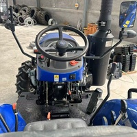 Tracteur agricole à roues 704 70HP 4WD, moteur Weichai, multifonctionnel, haute efficacité énergétique, couleur bleue, garantie 1 an