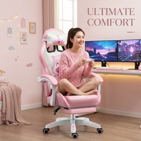 AOR Chaise de bureau e-sport ergonomique à hauteur réglable, avec design Anime Anchor mignon, appui-tête et soutien lombaire à thème dessin animé, vente en gros usine