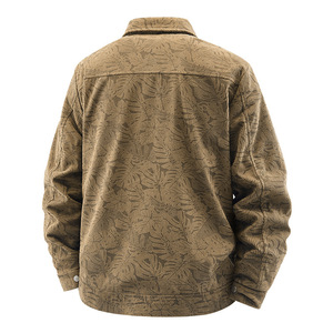 Nouvelle Veste en Velours Côtelé Slim Fit pour Hommes Jeunes et d'Âge Moyen 2025 – Manteau Tendance Style Lapel Décontracté avec Fermeture Éclair pour l'Automne - Product Image 3