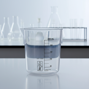 Bécher en PP à forme basse de 100 ml avec impression sérigraphique noire, facile à lire et <span class=keywords><strong>empilable</strong></span>, pour laboratoire BIOSTELLAR - Product Image 3