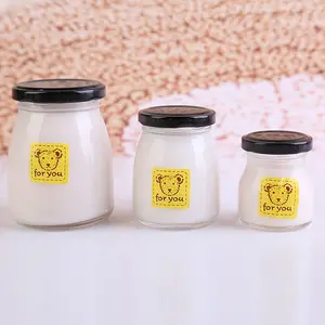 China wholesale borosilicate glass food storage jar glass storage jars with lids