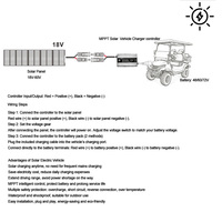 Contrôleur de chargeur de véhicule solaire MPPT 1000W pour batterie 48/60/72V