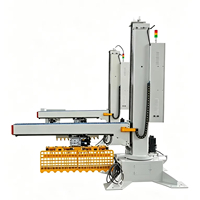 Machine de palettisation robotisée industrielle à colonne unique pour système d'empilage de sacs et de boîtes de 25 kg et 50 kg sur ligne de production