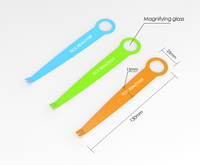 Nouveau design ISHOW, écologique, en plastique, 2 en 1, double taille, extracteur de tiques pour chien, Twister