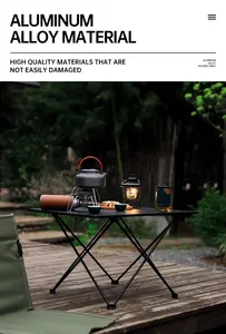 <span class=keywords><strong>Table</strong></span> à manger pliante portable de plein air personnalisée de couleur kaki, directement de l'usine, pour le camping en autonomie et les loisirs à domicile, <span class=keywords><strong>application</strong></span> de cuisine - Product Image 3