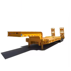 Semi-remorque surbaissée hydraulique à col de cygne 3, 4 ou 5 essieux, capacité 1-2 tonnes, dimensions 12,5x2,5x1,5m, Shandong Fengniao - Product Image 1