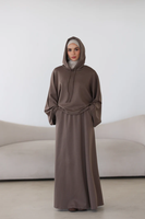 Ensembles coordonnés d'hiver haut de gamme personnalisés pour femmes musulmanes, comprenant des hauts et jupes modestes, pour le Ramadan et l'Aïd, tailles S-6XL