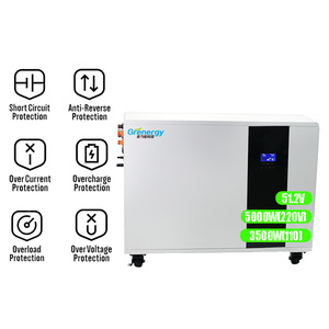 OEM ระบบกักเก็บพลังงานแบบครบวงจรแบตเตอรี่ LiFePO4 10KW แบบพกพาในบ้าน - Product Image 3