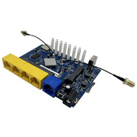 Placa Base para Router 4G Huastlink Fabricada en China, WiFi Inalámbrico 4G HC540 PCBA con Chipset MTK7620A, Compatible con Sistema Openwrt, Soporte Secundario