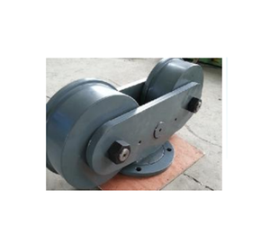 Doppel-Einzelflansch-Stahl rad Rollen für öl getauchten Trocken transformator mit fester Halterung - Product Image 4