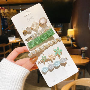 ShangJie OEM كوريا مشبك شعر دبابيس النساء بريق يتوهم بلينغ مشبك شعر مخصص إكسسوارات الشعر - Product Image 1