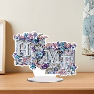 HOME <span class=keywords><strong>LOVE</strong></span> DIAMOND PEINTURE 5D DIY TABLE CRAFT PERLES ART - Product Image 5