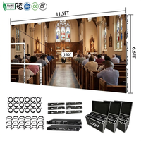 Écran LED flexible incurvé pour location, 500x500mm P2.604 P2.976 P3.91, panneau vidéo mural créatif en forme de cercle pour scène intérieure
