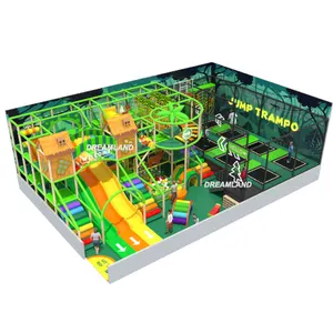 ATSM & TUV Directo de Fábrica Personalizado Jungle Adventure Indoor Playground Creative Kid's Pirate Ship Centros Comerciales de Acero de Fibra de Vidrio