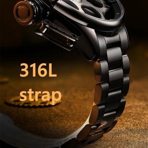 Reloj de Cuarzo Giratorio para Hombre, Moderno, de 44 mm, de Acero Inoxidable, Resistente al Agua y a los Arañazos, Creativo, Analógico - Product Image 3