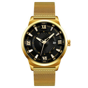 キープ・イン・タッチ IPメッキ ゴールドウォッチ 日本製ムーブメント 3ATM クォーツ メンズ腕時計 - Product Image 3