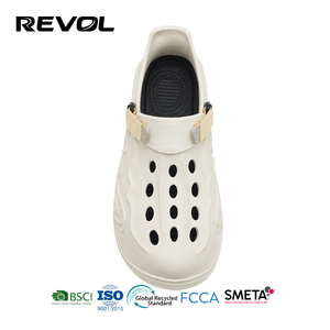Claquettes de jardin pour hommes en EVA à bout rond - Antidérapantes, respirantes, légères, confortables, toutes saisons, sabots de jardin en EVA pour hommes - Product Image 3