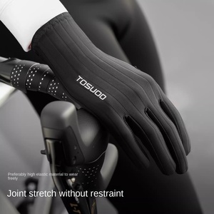 TOSUOD Cycling Gloves Bicycle Breathable Shock Absorbing Windshield Non-slip Sports Full Finger Gloves Spring Autumn Thin - Product Image 3