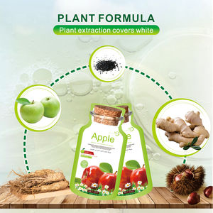 Краска для волос <span class=keywords><strong>Apple</strong></span>, коричневая, 30 мл * 10 саше, малый размер, с растительными экстрактами, для женщин, стойкий цвет, легкое нанесение, оптом - Product Image 3