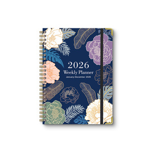 Venta al por mayor A5 2026 año A5 bobina calendario semanal mensual anual planificador diarios inglés cuaderno planificador - Product Image 5