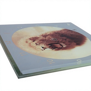 Sublimation Glass Photo <strong>Frame</strong> <strong>Wall</strong> Clock <strong>Design</strong> Thermal Transfer Blank Consumables Creative Tempered Glass DIY Photo <strong>Frame</strong> - Product Image 3