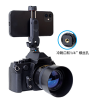 Mini pince de téléphone universelle multifonctionnelle et flexible, rotative à 360 °, pour appareil photo mobile et trépied