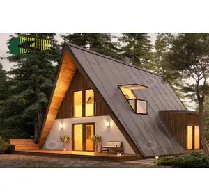 A-frame Tiny Triangle Prefab Wooden House