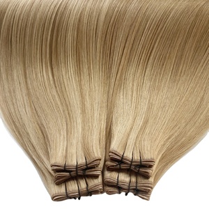Nouvelle Collection 2026 : Tissage <span class=keywords><strong>de</strong></span> Cheveux <span class=keywords><strong>Blond</strong></span> <span class=keywords><strong>Platine</strong></span> Genius Invisible pour Queues <span class=keywords><strong>de</strong></span> <span class=keywords><strong>Cheval</strong></span> Hautes – Disponible en Longueurs <span class=keywords><strong>de</strong></span> 18/22/24 Pouces - Product Image 2