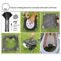 Tabouret de pied pliant rétractable portable de 13.5 pouces personnalisé pour le jardinage en plein air plage randonnée pêche salle à manger utilisation dans la cuisine
