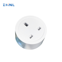 Tuya Mini Alexa Google Télécommande British UK Home 20a Life App Control Prise de surveillance de l'alimentation WiFi UK Smart Plug