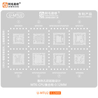 Pochoir de reboulage AMAOE de haute précision pour la réparation de processeurs de smartphones Android Kirin HiSilicon Snapdragon Dimensity Qualcomm SDM/MTK