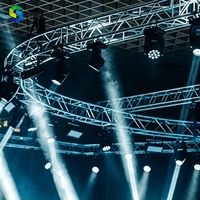 Estructura de Aluminio Arqueada Personalizada a Base de Dibujo, Techo de Escenario con Conexión por Espiga, Estructura de Aluminio para Empresas de Eventos y Exposiciones
