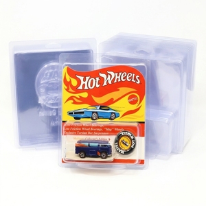 Étui de protection en plastique PET recyclable compatible HW pour modèles de voitures miniatures avec affichage et rangement transparents - Product Image 1