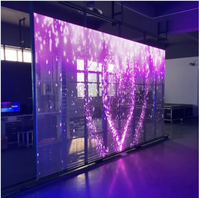 Écran LED, carte PCB, film transparent flexible, affichage publicitaire LED, P2 P3 P6.67 P7, adhésif, super fin
